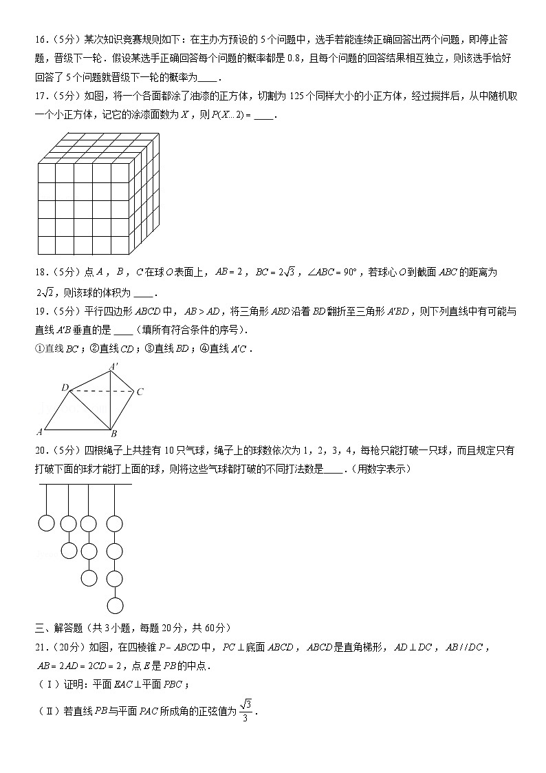 2021北京十一学校高二（上）期末数学（教师版）第3页