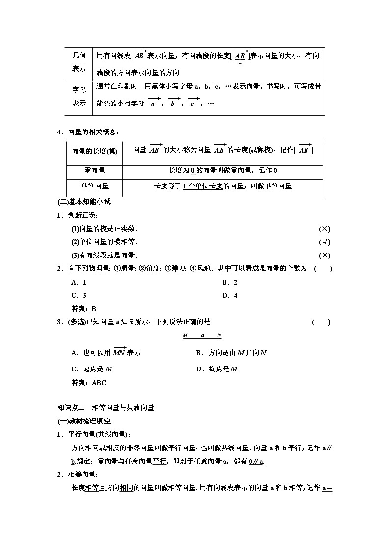 人教A版高中数学必修第二册第六章平面向量及其应用学案含答案02