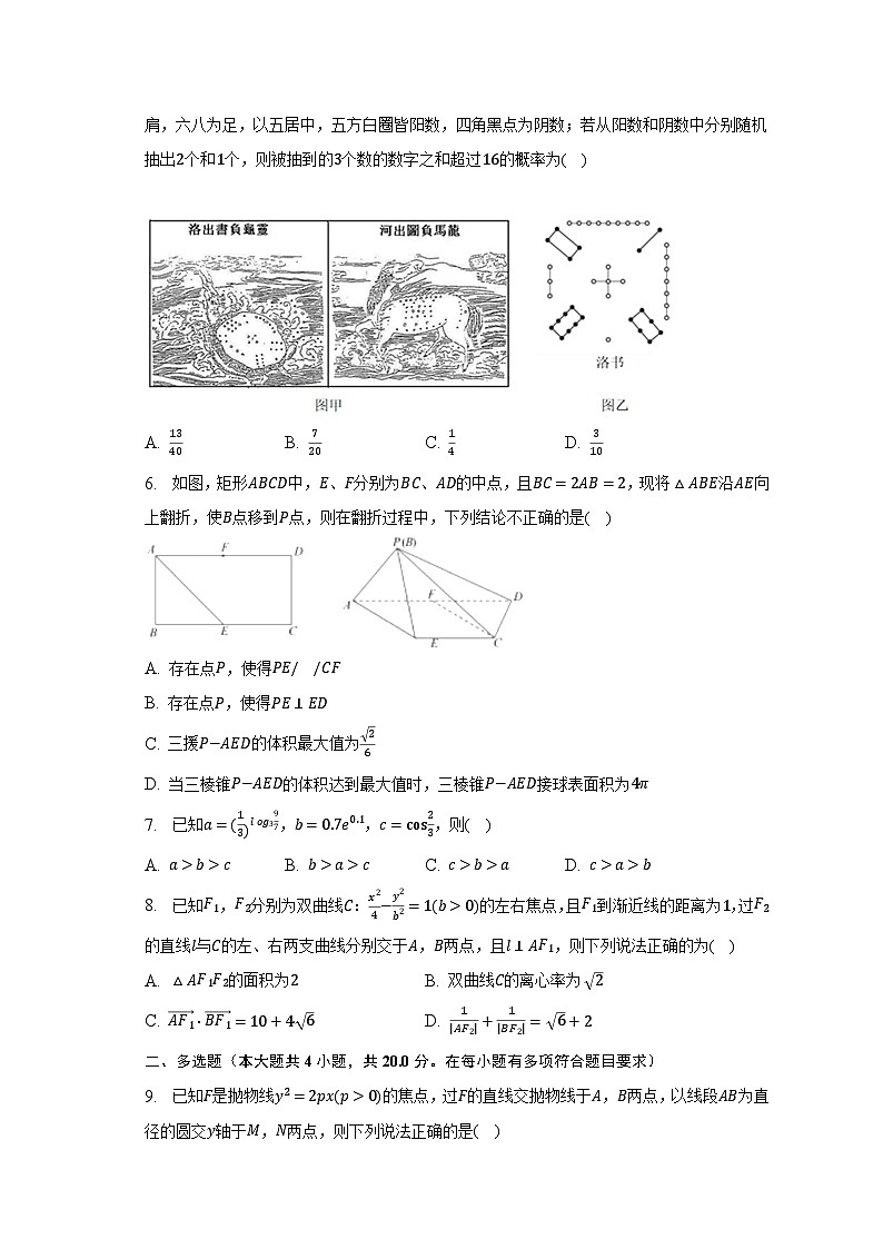 2023年湖北省恩施重点中学高考数学适应性试卷（含解析）第2页