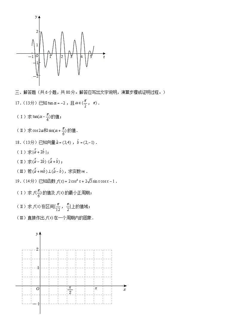 2022北京三十五中高一（下）期中数学（教师版）第3页