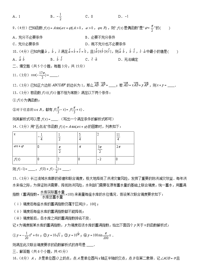 2021北京景山学校远洋分校高一（下）期中数学（教师版）第2页
