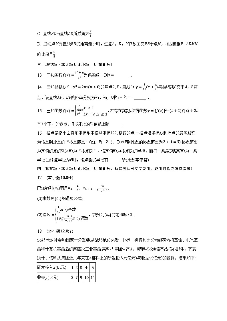 2023年湖北省黄冈市浠水县高考数学五模试卷第3页