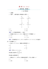 数学选择性必修 第一册2.1 直线的倾斜角与斜率复习练习题