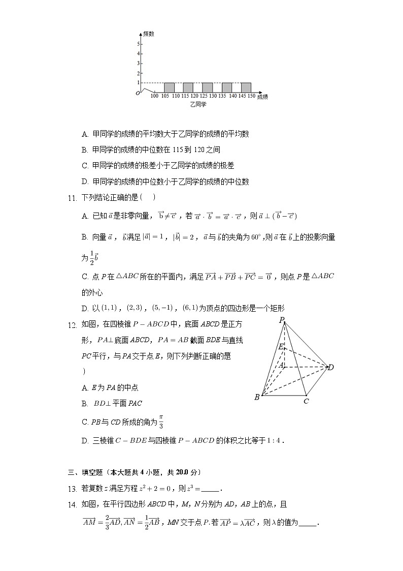 备战2022-2023学年高一数学下学期期末模拟卷第03卷（人教A版2019必修第二册）03