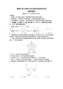 四川省成都市玉林中学2023届高三数学（理）适应性考试试题（Word版附答案）