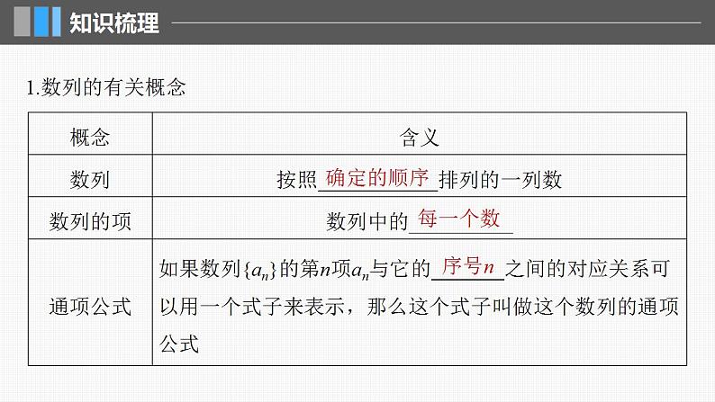 2024年高考数学一轮复习（新高考版） 第6章　§6.1　数列的概念课件PPT第5页