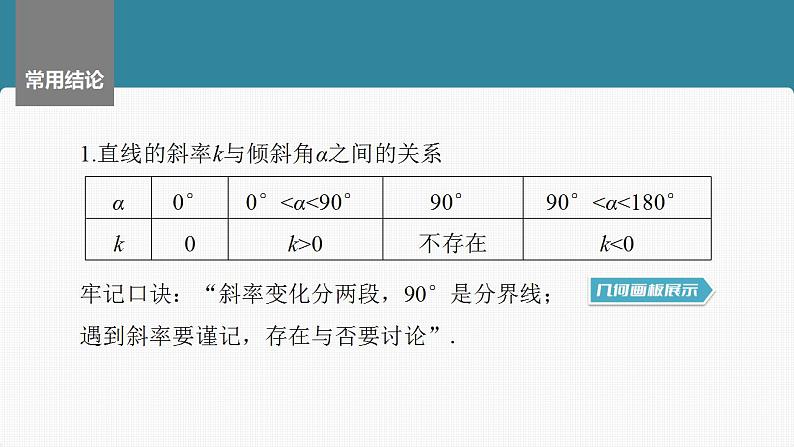 2024年高考数学一轮复习（新高考版） 第8章　§8.1　直线的方程课件PPT第8页