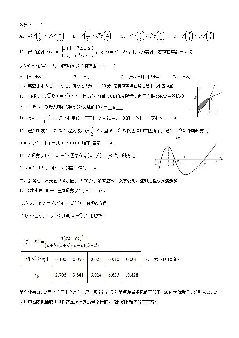 四川省仁寿县2020-2021学年高二下学期期末模拟考试 数学（理）试题第3页