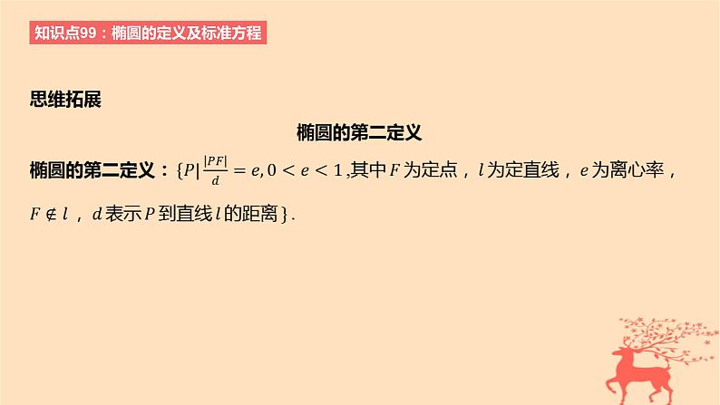 2024版高考数学一轮复习教材基础练第八章平面解析几何第四节椭圆教学课件03