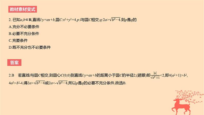2024版高考数学一轮复习教材基础练第一章集合常用逻辑用语与不等式第二节常用逻辑用语教学课件05