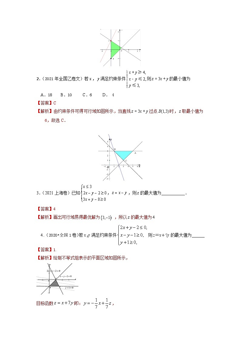 易错点10  不等式（解析版）-备战2022年高考数学考试易错题第2页