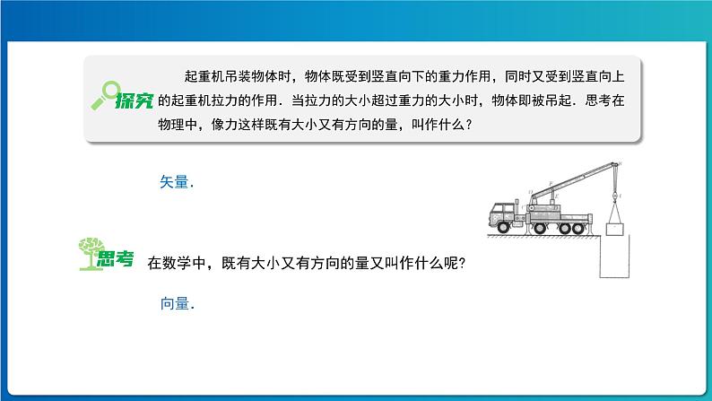 《位移、速度、力与向量的概念》示范公开课教学课件【高中数学北师大】07