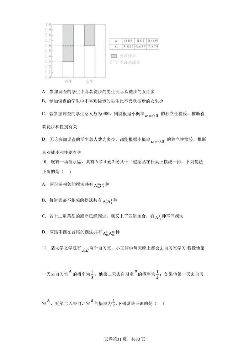 山东省“学情空间”区域教研共同体2022-2023学年高二下学期5月数学试题第3页