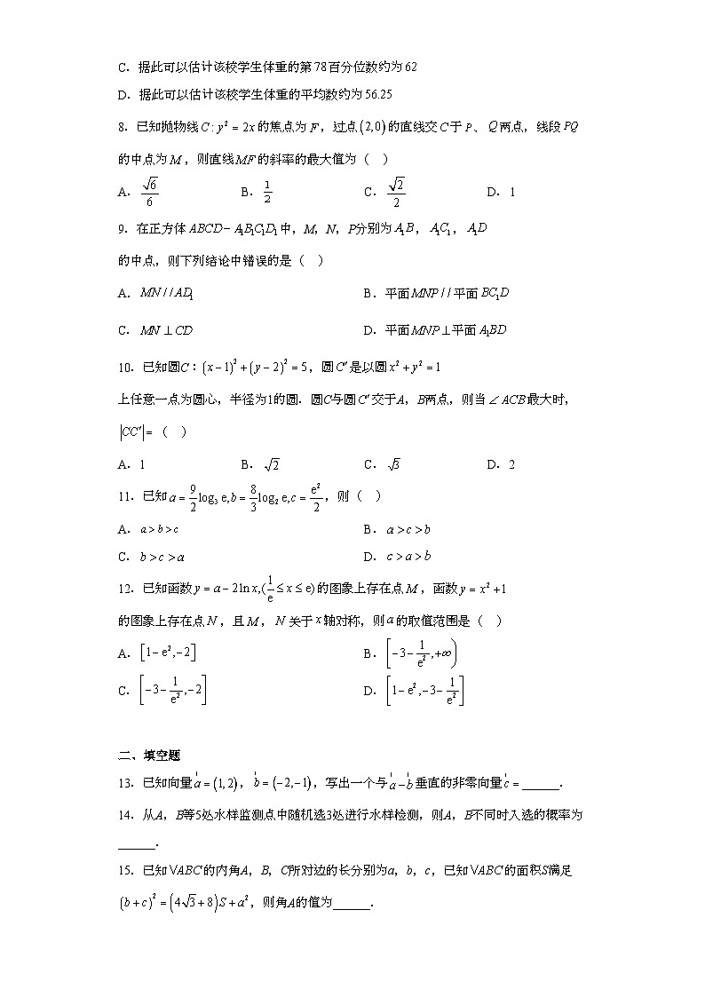 江西省赣州市2023届高三模考押题卷（二）数学试题（含解析）02