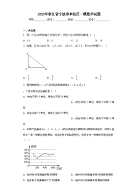 2023年浙江省宁波市奉化区一模数学试题（含解析）