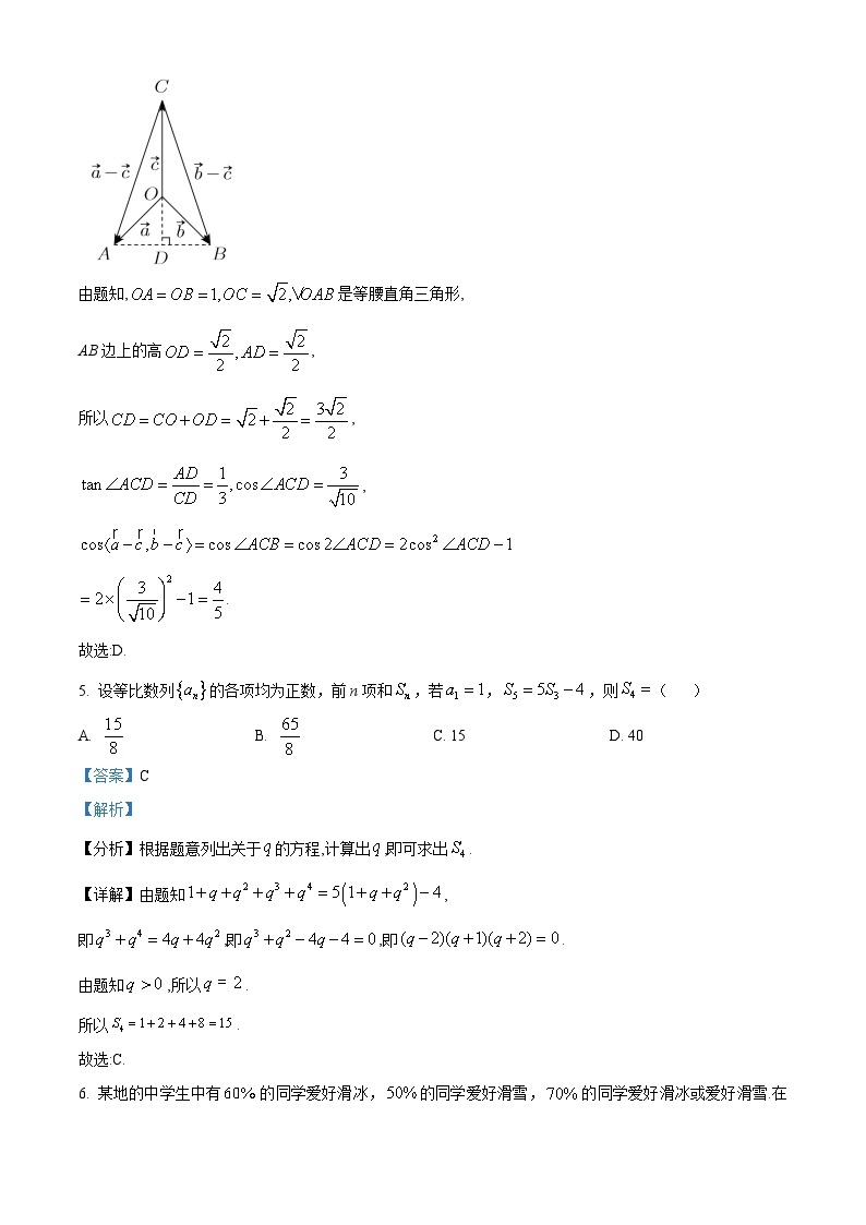 2023年高考全国甲卷数学(理)真题（解析版）03