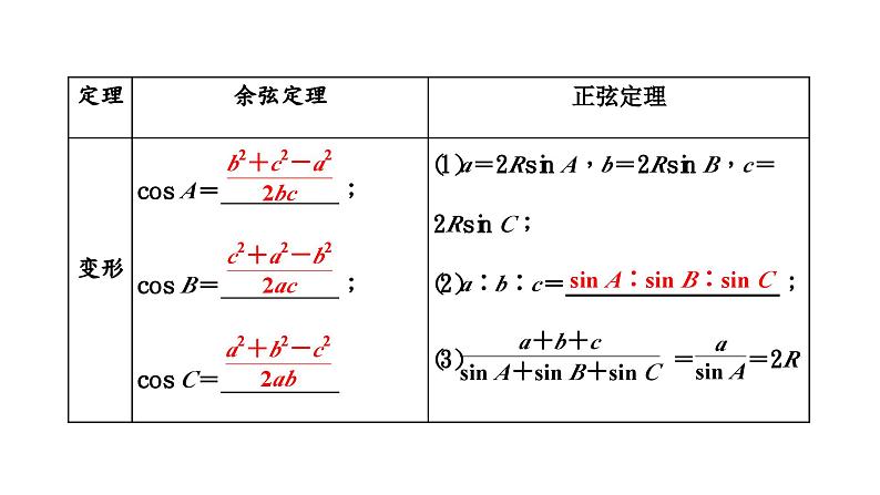 2024年新高考数学一轮复习 第四章 第六节 第一课时 正弦定理和余弦定理第六节 第一课时 正弦定理和余弦定理 试卷课件04