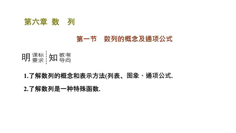 2024年新高考数学一轮复习 第六章  第一节 数列的概念及通项公式 试卷课件03