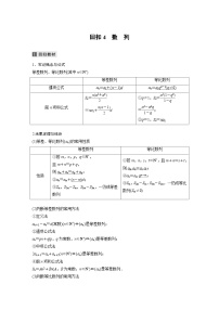 新高考数学二轮复习 第3部分 回扣4　数　列（含解析）
