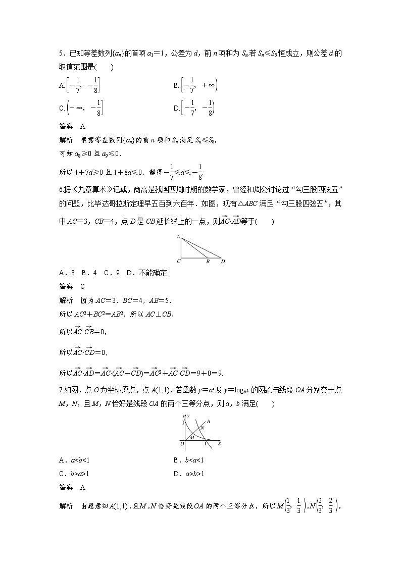 新高考数学二轮复习 第4部分 高考22题逐题特训  小题满分练2 （含解析）第2页