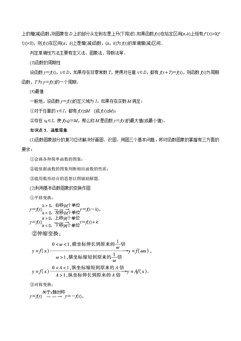 高考数学二轮专题学与练 02 函数的图像与性质（考点解读）（含解析）02