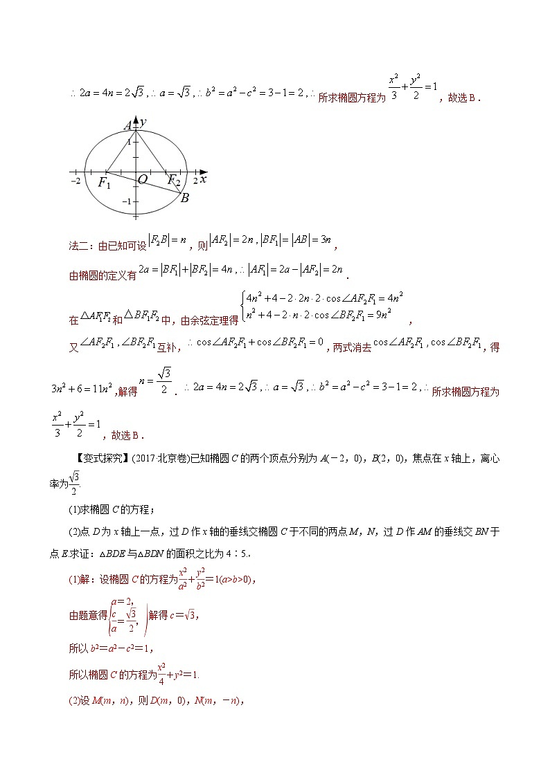 高考数学二轮专题学与练 15 椭圆、双曲线、抛物线（考点解读）（含解析）第3页