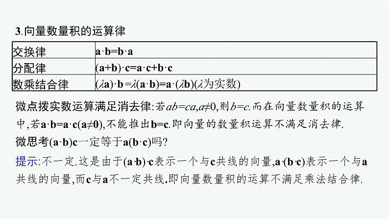 备战2024年高考总复习一轮（数学）第5章 平面向量及其应用、复数 第3节 平面向量的数量积及其应用课件PPT08