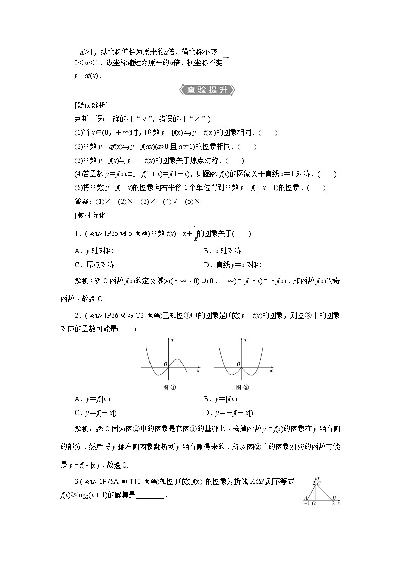新高考数学一轮复习课时讲练 第2章  第7讲　函数的图象 (含解析)第2页