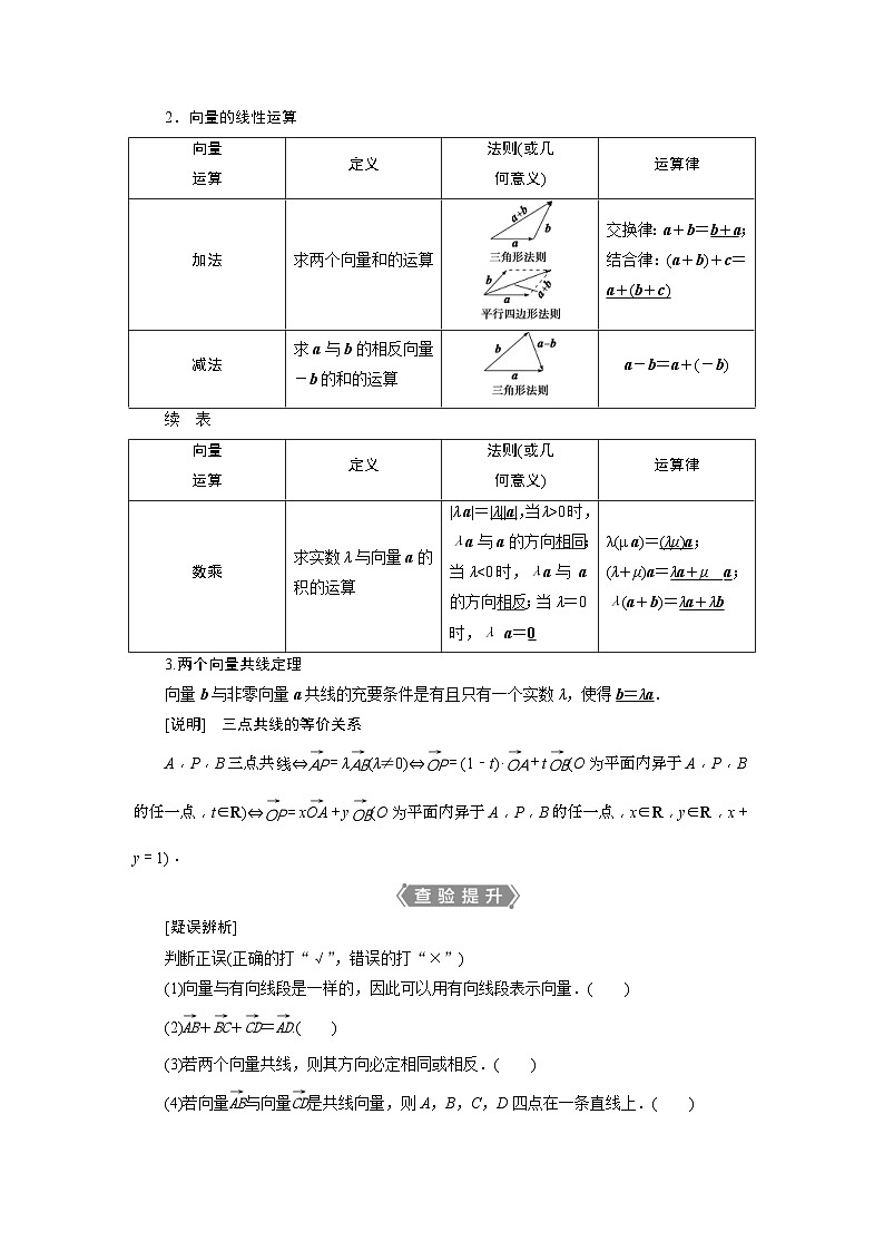 新高考数学一轮复习课时讲练 第5章  第1讲　平面向量的概念及线性运算 (含解析)02