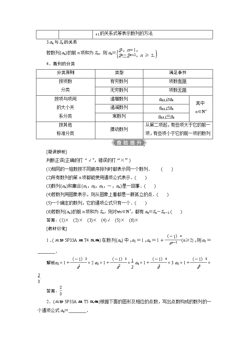 新高考数学一轮复习课时讲练 第6章  第1讲　数列的概念与简单表示法 (含解析)02