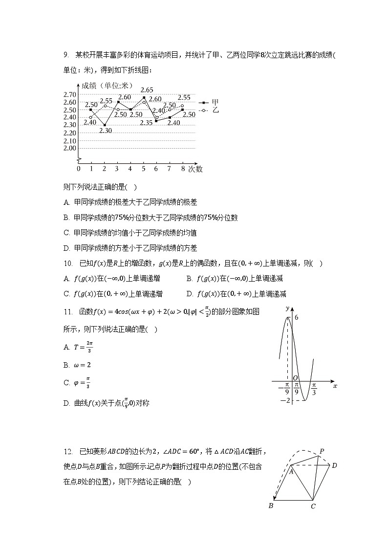 2022-2023学年河南省青桐鸣高一（下）联考数学试卷（6月份）（含解析）第2页