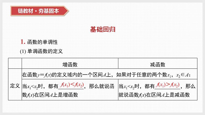 2024全国一轮数学（基础版）第7讲 函数的单调性与最值课件PPT第8页