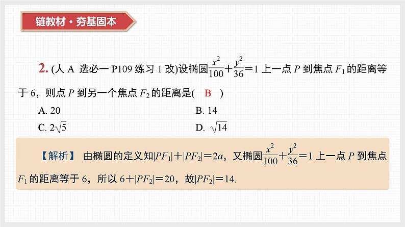 2024全国一轮数学（基础版）第41讲 第1课时 椭圆的标准方程与基本性质课件PPT04