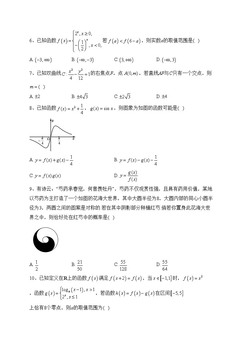 四川省射洪中学校2023届高三下学期高考适应考试（一）数学（文）试卷（含答案）02