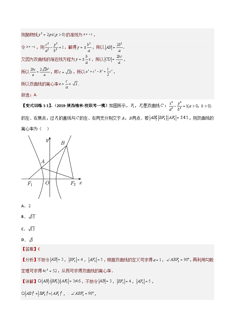 专题08 焦长与焦比体系之双曲线（教师版）第3页