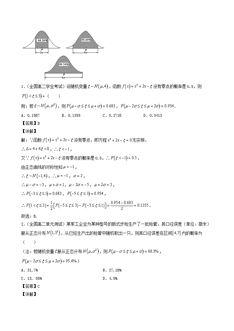 高考数学一轮复习基础版讲义（适合艺术生、基础生一轮复习）——正态分布02