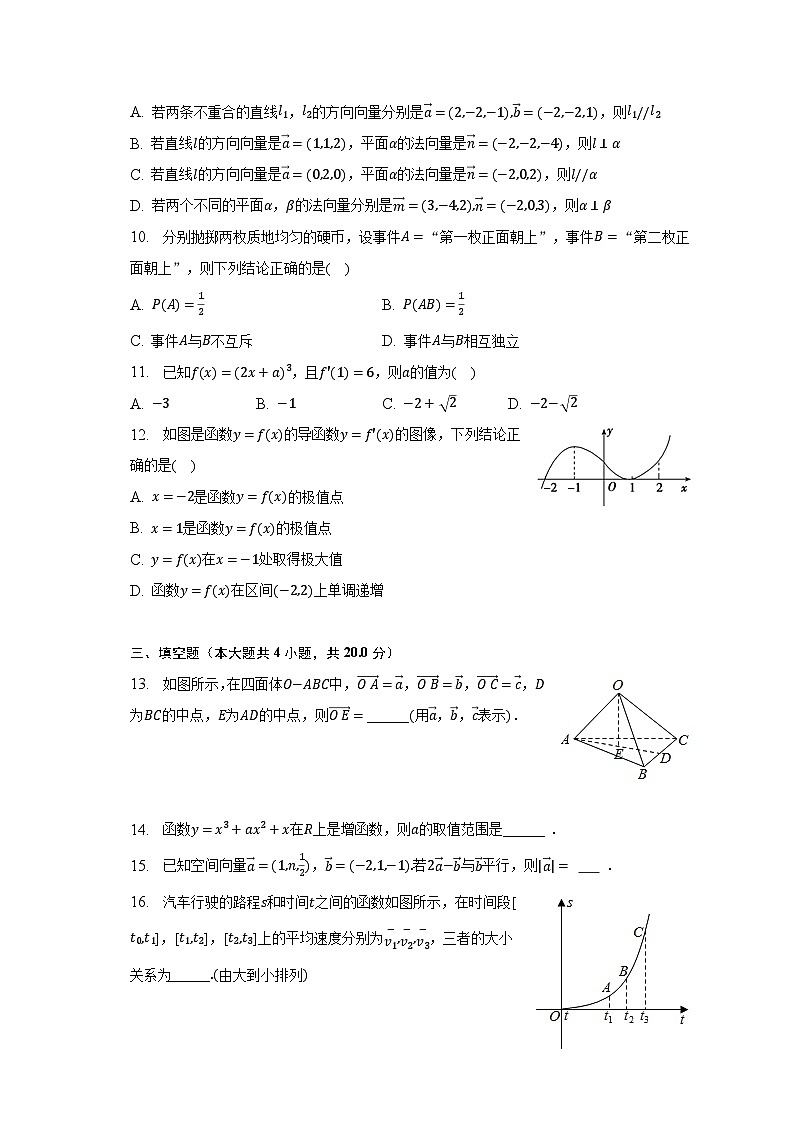 2022-2023学年甘肃省白银市会宁四中高二（下）期中数学试卷（含解析）02
