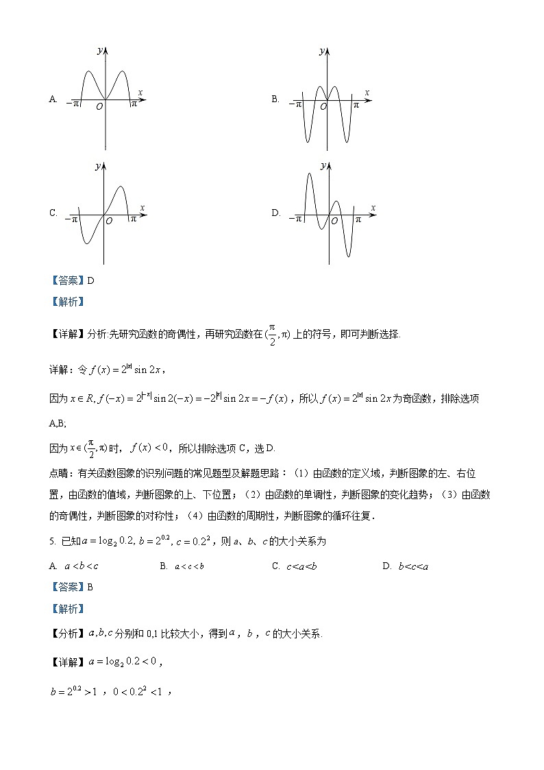 天津市五所重点校2023届高三数学一模试题（Word版附解析）03