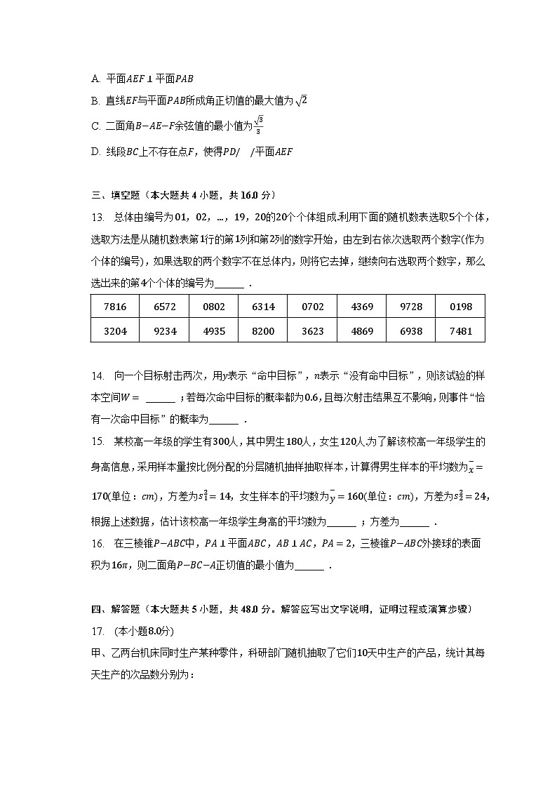 2022-2023学年山西省太原市高一（下）期末数学试卷（含解析）第3页