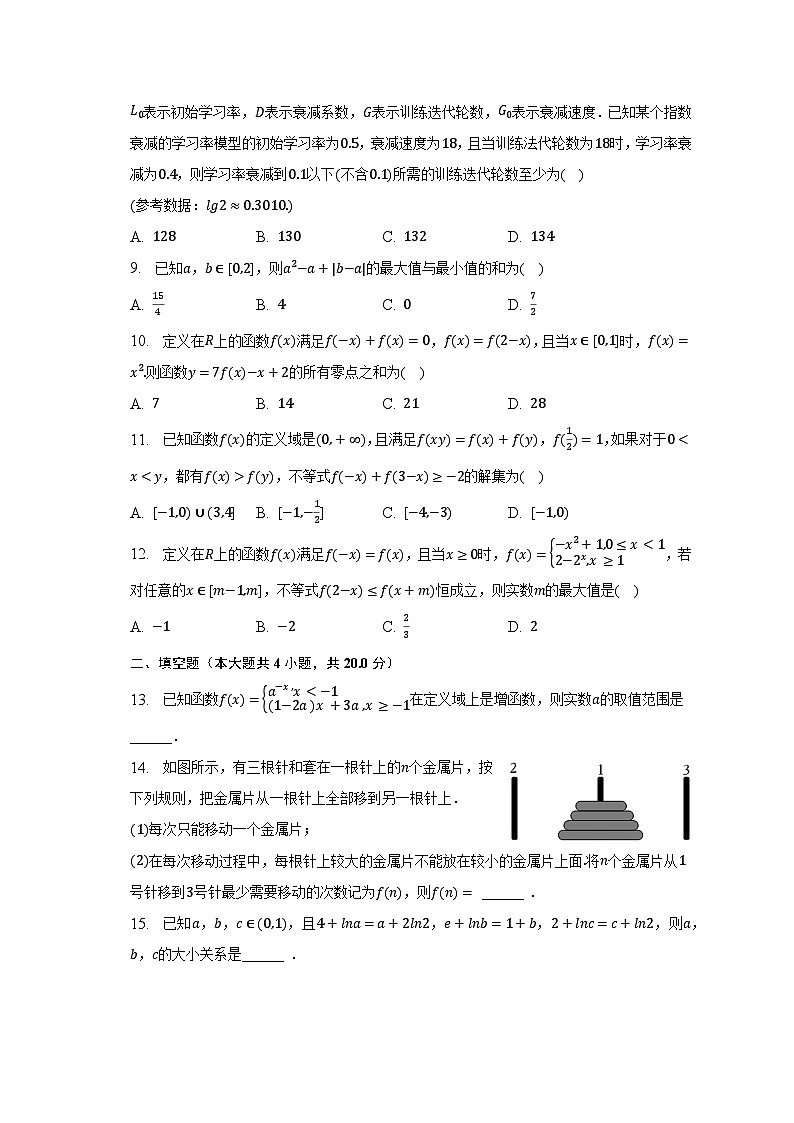 2021-2022学年河南省开封市杞县宇华实验高中高二（下）期末数学试卷（文科）（含解析）02