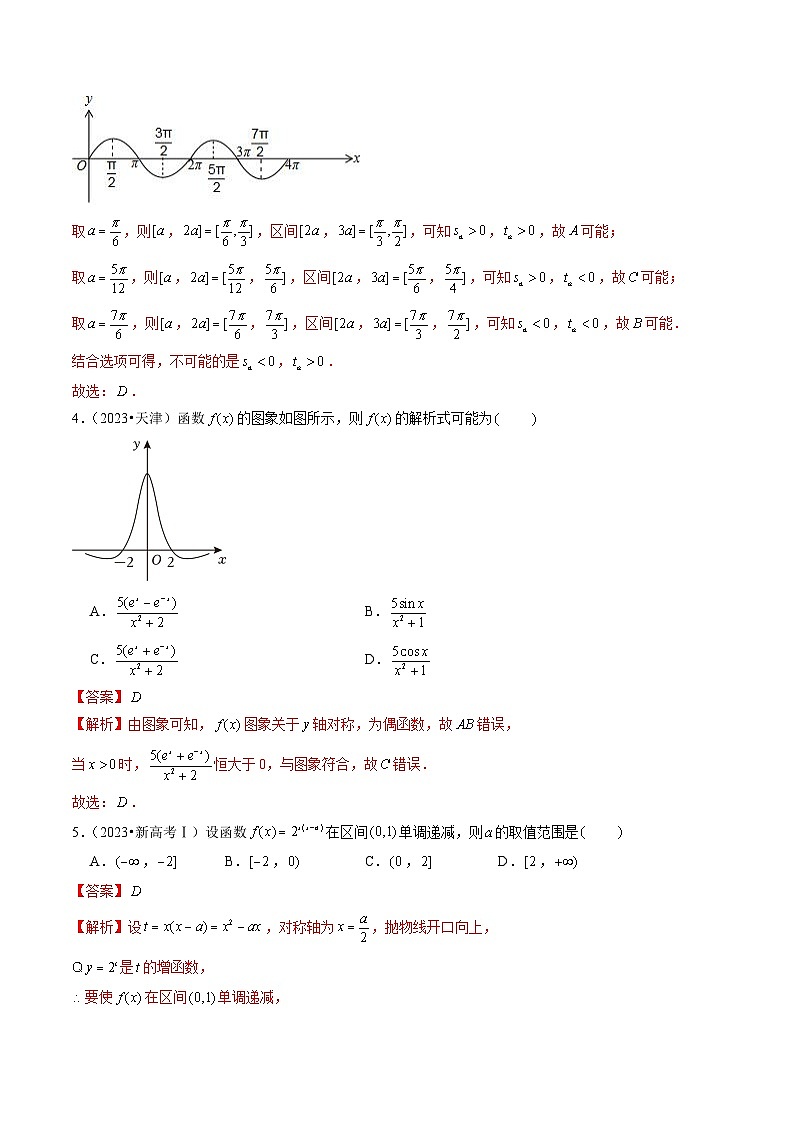 2024年新高考数学一轮复习讲义 第2讲 函数与导数（2022-2023年高考真题）02