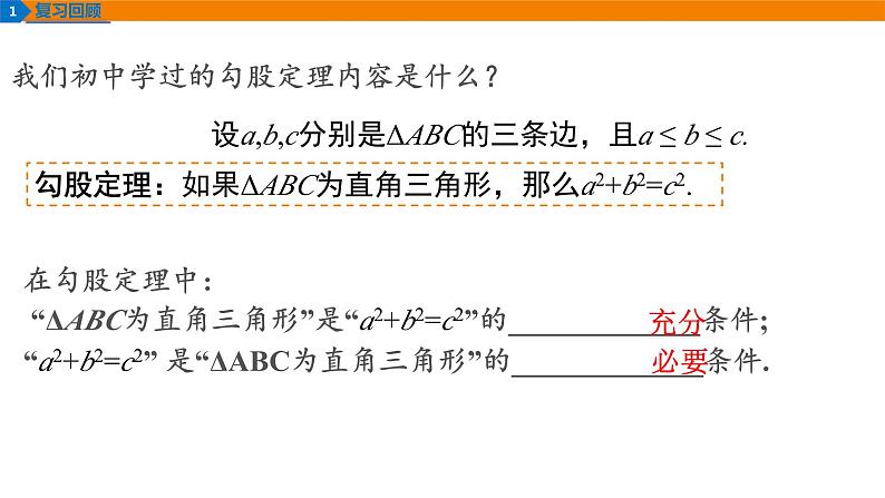 新人教A版高中数学必修一《1.4.2充要条件》课件02