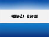 新高考版高考数学二轮复习（新高考版） 第1部分 专题突破 专题1　第5讲　母题突破3　零点问题课件PPT