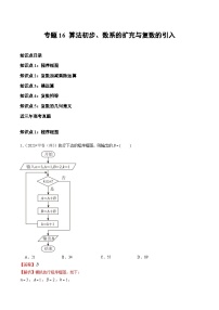 2021-2023年高考数学真题分项汇编专题16算法初步、数系的扩充与复数的引入（全国通用）（Word版附解析）