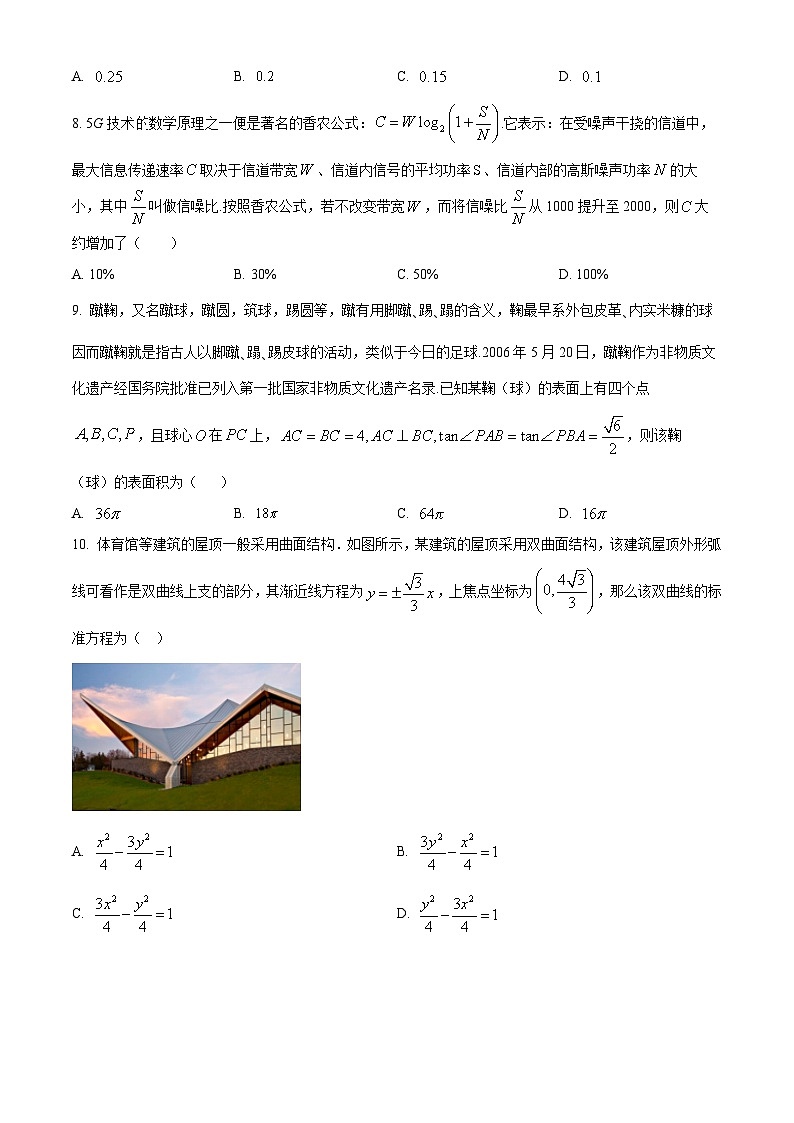 精品解析：四川省成都市石室中学高高三上学期学期1月模拟检测理科数学试题02