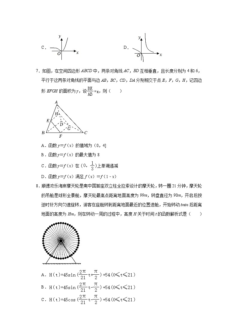 2022-2023学年天津市新四区示范校联考高二（下）期末数学试卷(含解析)02