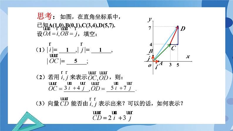 2.4.2  平面向量及运算的坐标表示-高一数学同步教学课件第5页