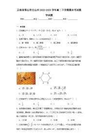 云南省保山市文山州2022-2023学年高二下学期期末考试数学试题