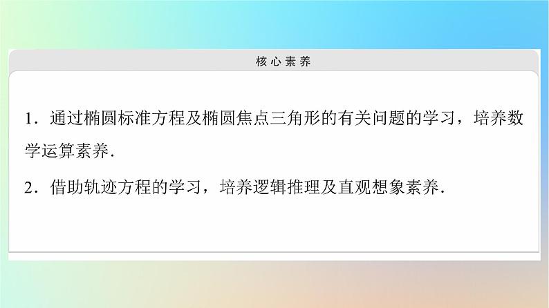 2023新教材高中数学第3章圆锥曲线的方程3.1椭圆3.1.1椭圆及其标准方程课件新人教A版选择性必修第一册03