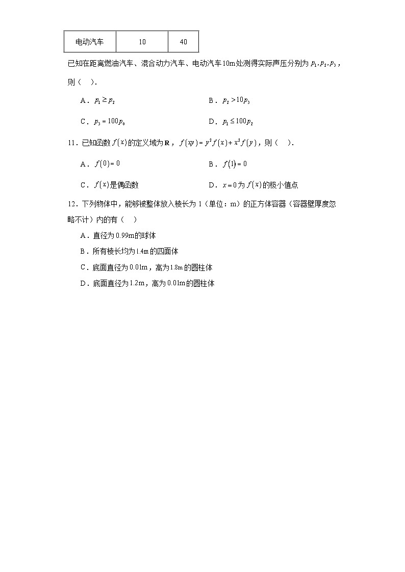 高考数学全国新课标I卷3年（2021-2023）真题汇编-多选题第3页